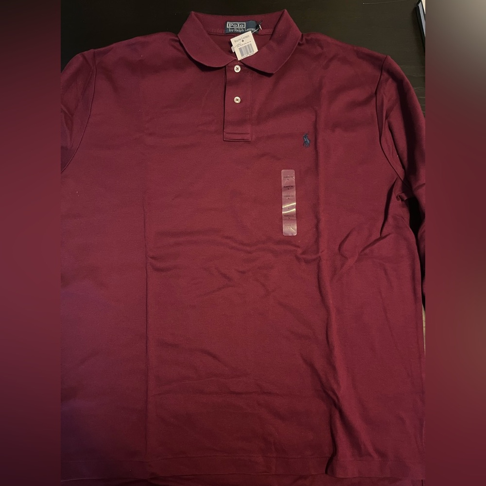 Brand New Long Sleeve Men’s Polo
